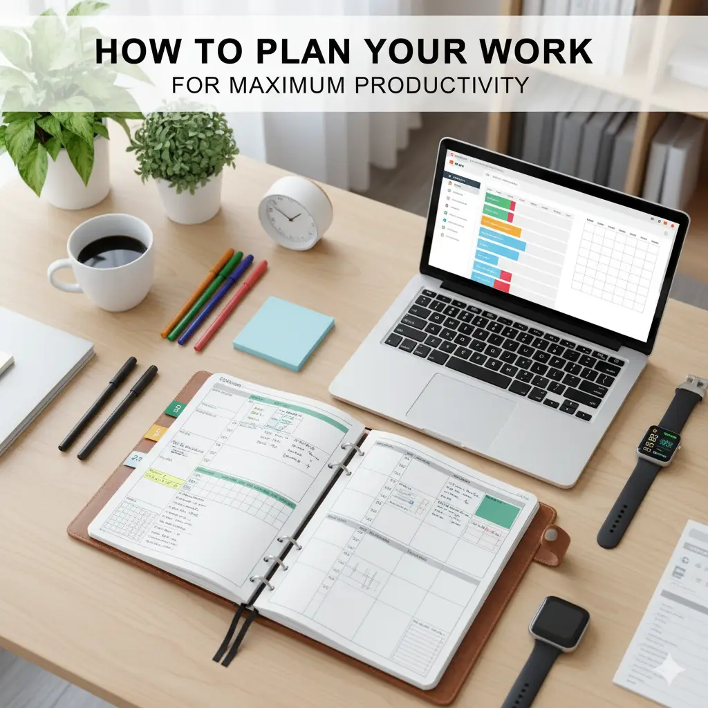 How to Plan Your Work Like a Pro: Tips, Tools & Techniques for Better Productivity